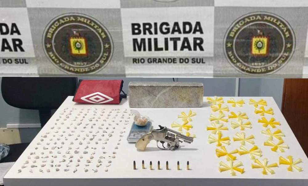 Brigada Militar prende sete pessoas e apreende armas e drogas no Litoral Norte