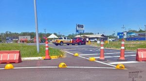 Colisão na RS-030 envolve viatura do Comando Rodoviário em Osório